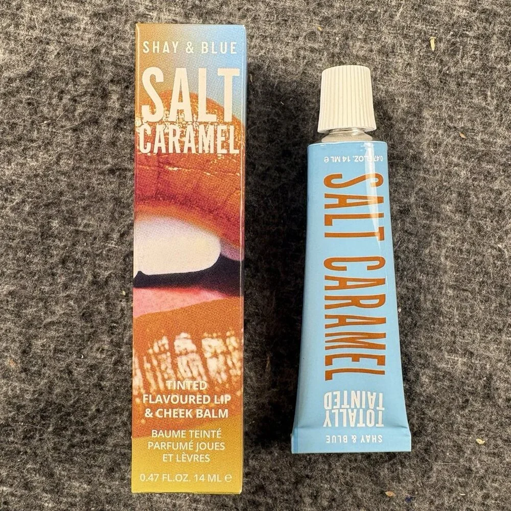 Lot of 5 Shay & Blue Salt Caramel Tinted Lip & Cheek Balm 0.47oz New